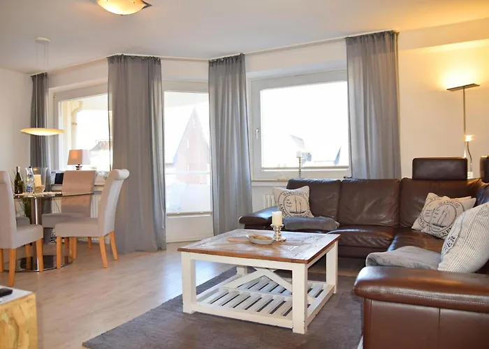 App Seebrise in Westerland mit Balkon am Strand inkl Parkplatz
